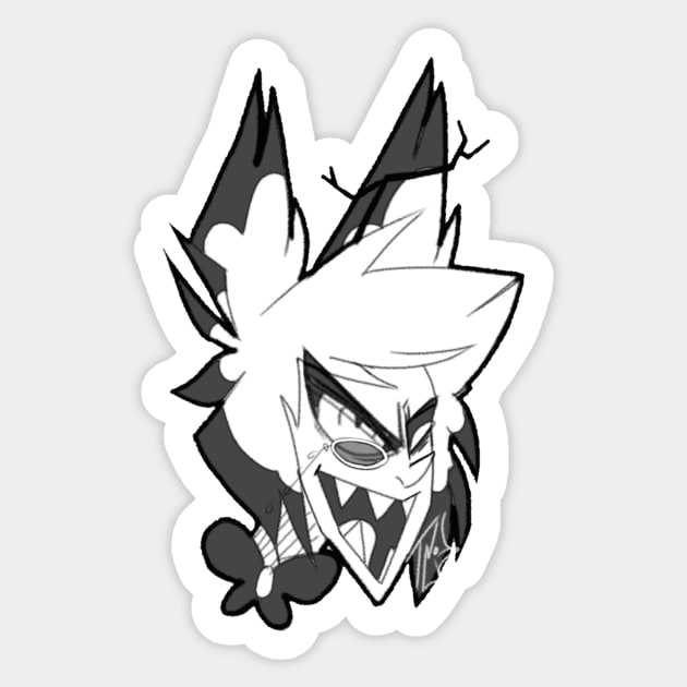 Alastor Sticker by NerdyOne-yt